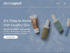 dermasport.com homepage screenshot