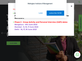 'welingkar.org' screenshot