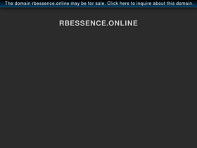 Rbessence.online website image
