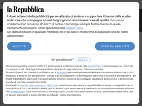'negozi.roma.repubblica.it' screenshot