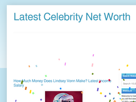 'celebworth.net' screenshot