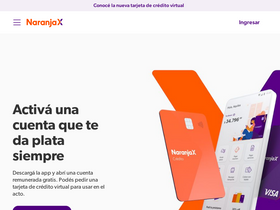 'reclamos.naranja.com' screenshot