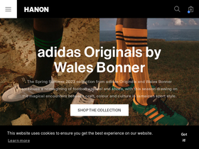 'hanon-shop.com' screenshot