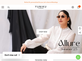 Yunikulondon homepage screenshot
