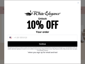 'whiteelegance.com' screenshot