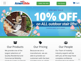 'ameriglide.com' screenshot