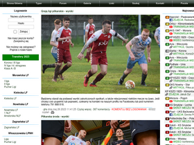 'kieleckapilka.pl' screenshot