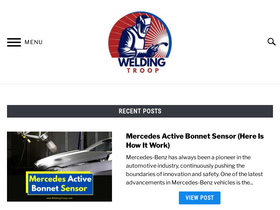 'weldingtroop.com' screenshot