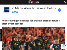 'rugbydump.com' screenshot