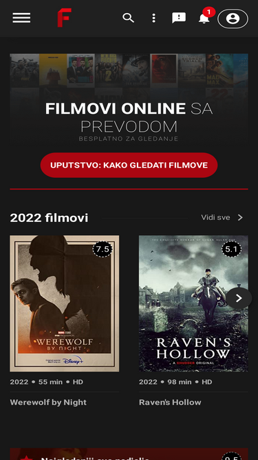 Besplatni filmovi sa prevodom online