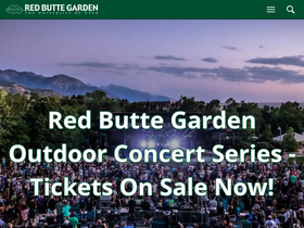 'redbuttegarden.org' screenshot