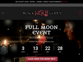 'blackwitchcoven.com' screenshot