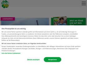 'glueckspost.ch' screenshot
