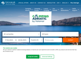 'camping-adriatic.com' screenshot