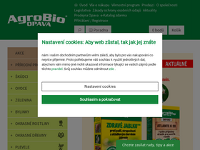 'agrobio.cz' screenshot