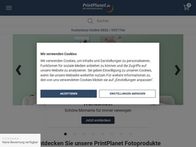 'printplanet.de' screenshot