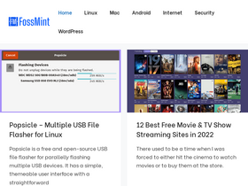 'fossmint.com' screenshot