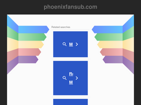 'phoenixfansub.com' screenshot