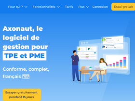 'axonaut.com' screenshot