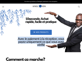10seconds website screenshot