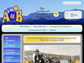 abprospecting.com homepage screenshot
