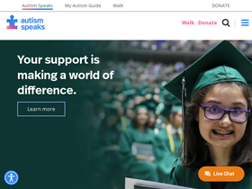 'autismspeaks.org' screenshot