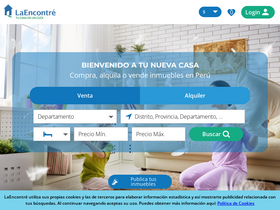 'laencontre.com.pe' screenshot