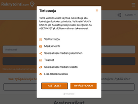 'rekrytointi.com' screenshot