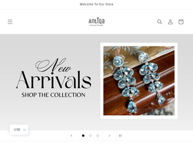 antiqa.in homepage screenshot