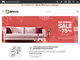 'dekoria.de' screenshot