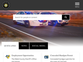 'weldsheriff.com' screenshot