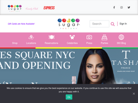 'sugarfactory.com' screenshot