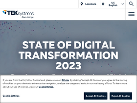 'teksystems.com' screenshot