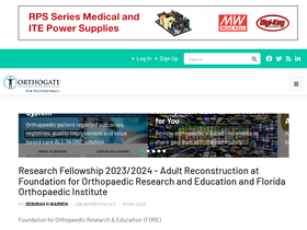 'orthogate.org' screenshot