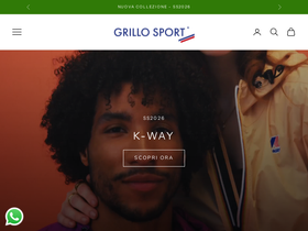 Grillo Sport homepage screenshot