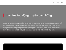 'vanlanguni.edu.vn' screenshot