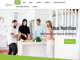 'idealnutrition.com.au' screenshot