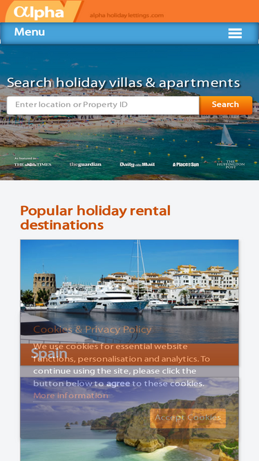 alphaholidaylettings.com