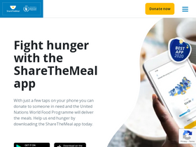 'sharethemeal.org' screenshot