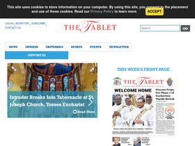 'thetablet.org' screenshot