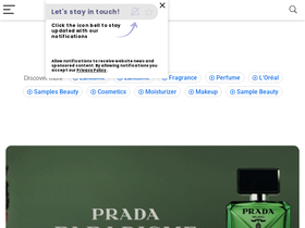 'samplesbeauty.com' screenshot