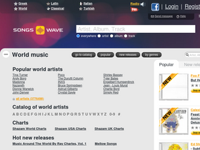 'songswave.com' screenshot