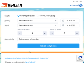 'keltai.lt' screenshot
