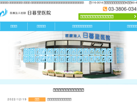 'nippori-iin.jp' screenshot