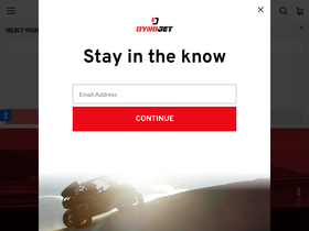 'dynojet.com' screenshot