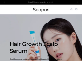 Seapuri US Official website screenshot