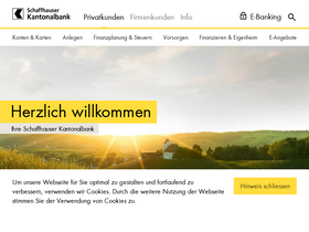 'shkb.ch' screenshot