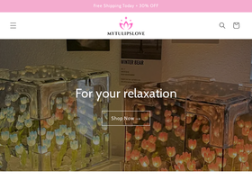 mytulipslove.com homepage screenshot