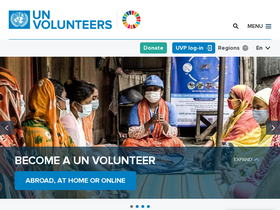 'unv.org' screenshot