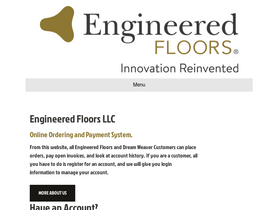 'engineeredfloorsllc.com' screenshot